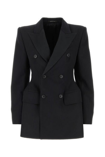 BALENCIAGA | Black wool Hourglass blazer
