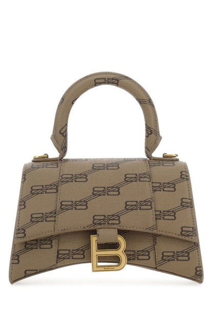 BALENCIAGA | Printed canvas XS Hourglass handbag