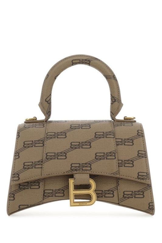 BALENCIAGA | Printed canvas XS Hourglass handbag