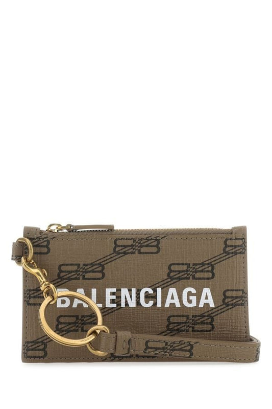 BALENCIAGA | Printed fabric card holder