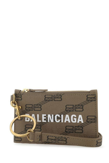 BALENCIAGA | Printed fabric card holder