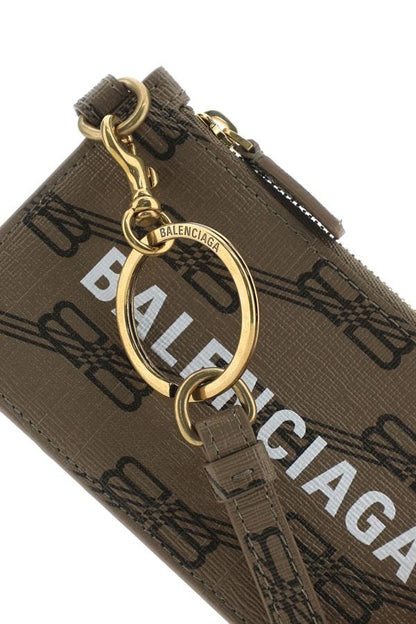 BALENCIAGA | Printed fabric card holder