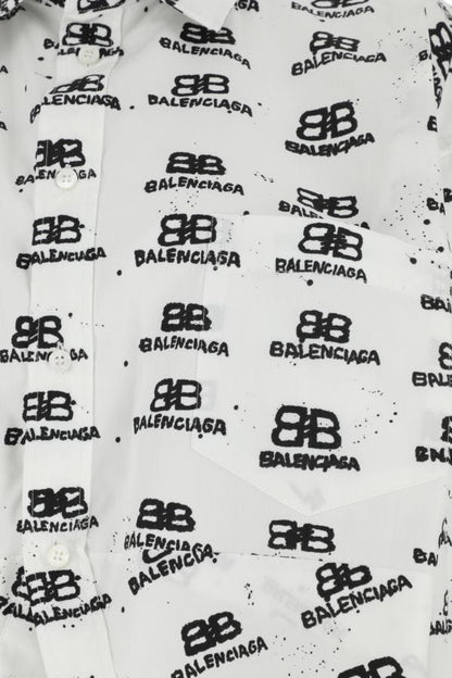 BALENCIAGA | Printed poplin shirt