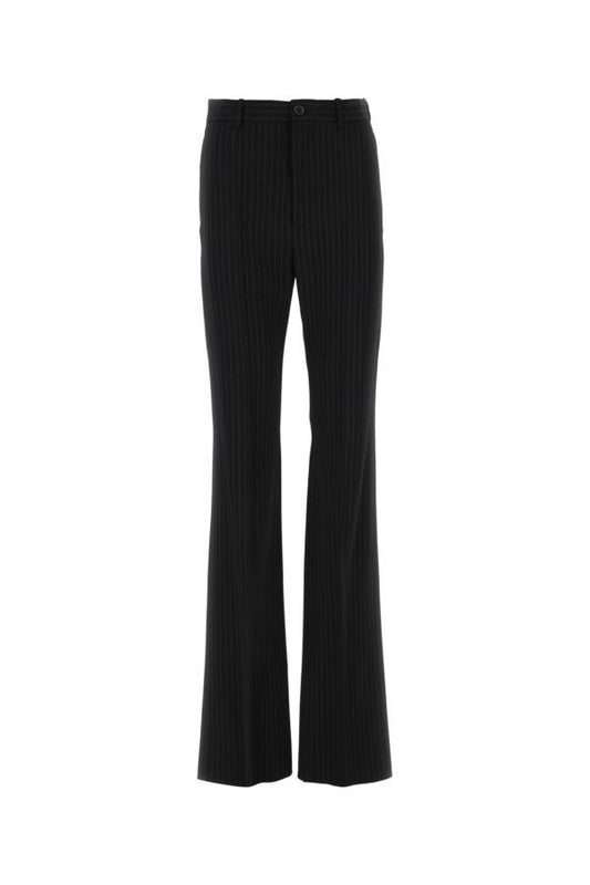 BALENCIAGA | Embroidered stretch wool pant