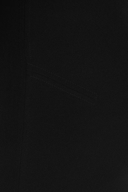 BALENCIAGA | Black twill mini dress