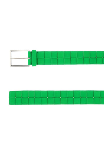 BOTTEGA VENETA | Green leather belt
