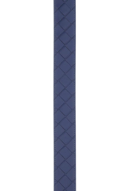 BOTTEGA VENETA | Navy blue leather belt