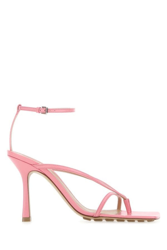 BOTTEGA VENETA | Pink leather Stretch sandals