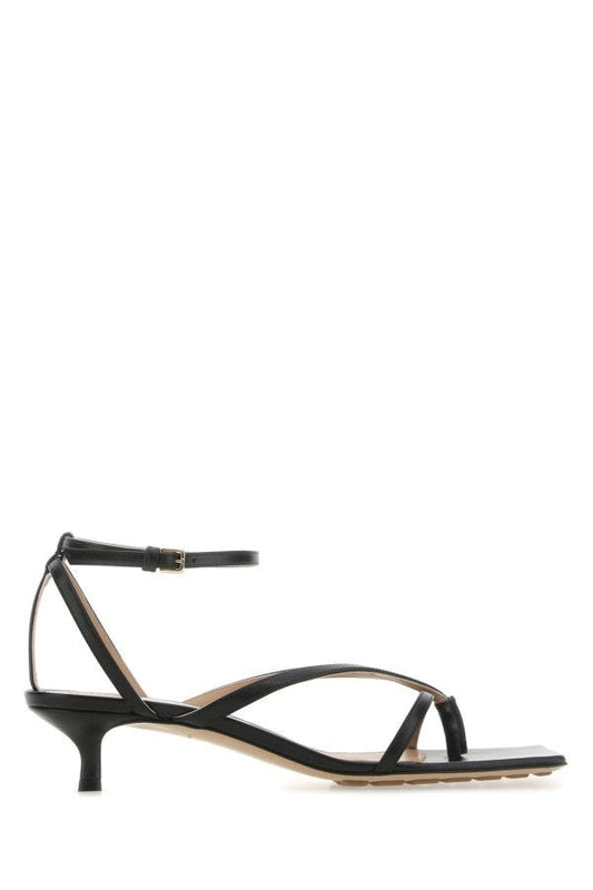 BOTTEGA VENETA | Black leather Stretch sandals