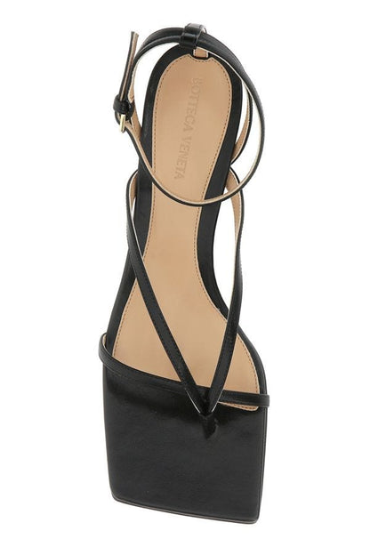 BOTTEGA VENETA | Black leather Stretch sandals