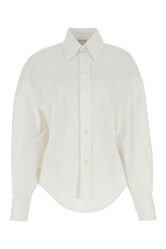 BOTTEGA VENETA | White cotton blend shirt
