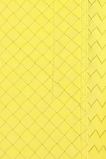 BOTTEGA VENETA | Yellow leather skirt
