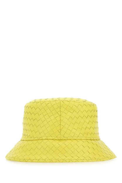 BOTTEGA VENETA | Yellow nappa leather hat