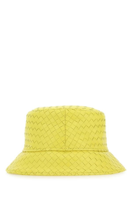 BOTTEGA VENETA | Yellow nappa leather hat