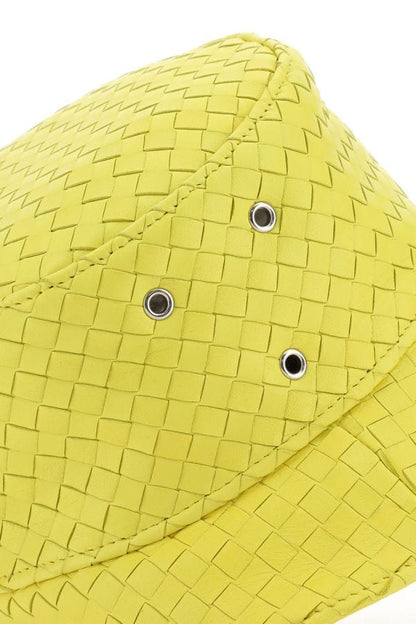 BOTTEGA VENETA | Yellow nappa leather hat