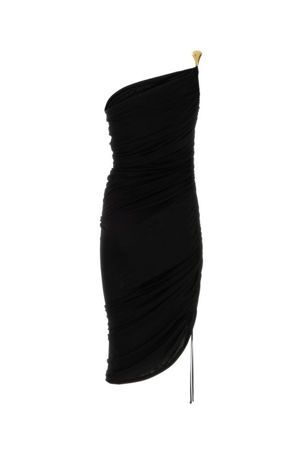 BOTTEGA VENETA | Black viscose dress