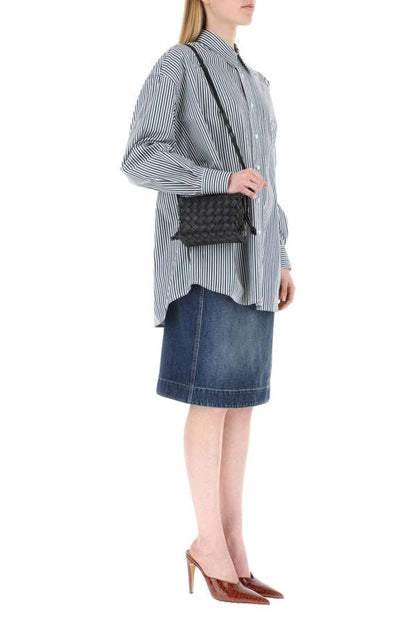 BOTTEGA VENETA | Black leather small Loop crossbody bag
