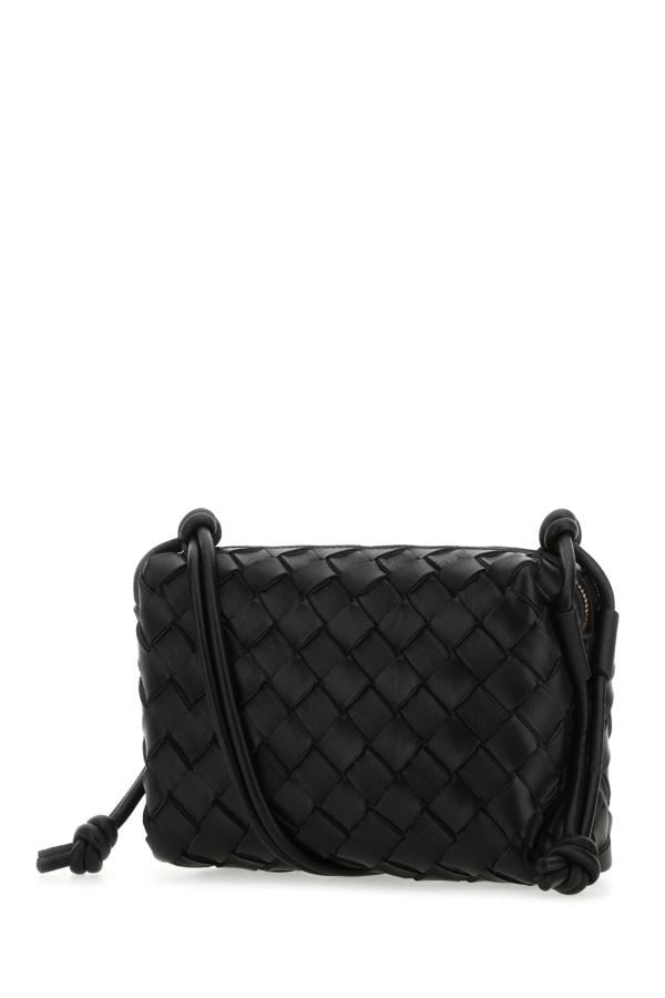 BOTTEGA VENETA | Black leather small Loop crossbody bag