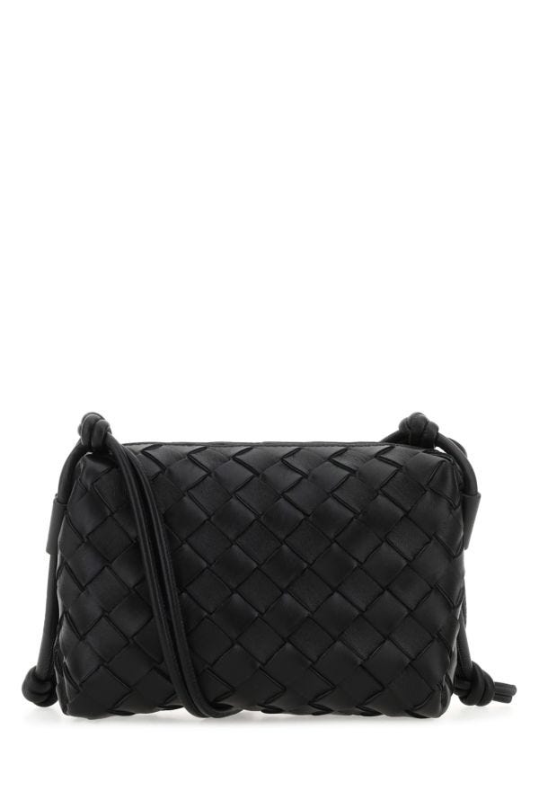 BOTTEGA VENETA | Black leather small Loop crossbody bag