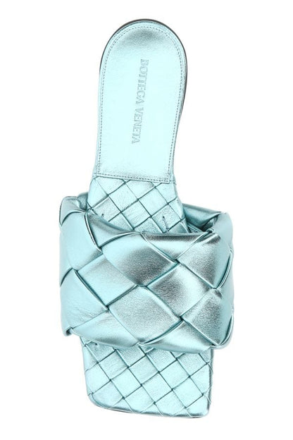 BOTTEGA VENETA | Light-blue nappa leather Lido sandals