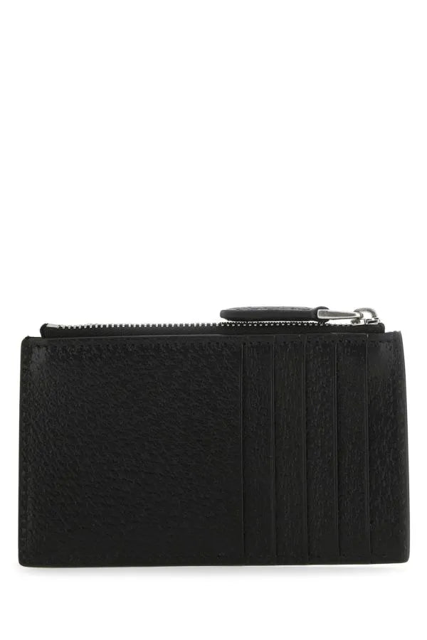 GUCCI | ブラックレザーカードホルダー