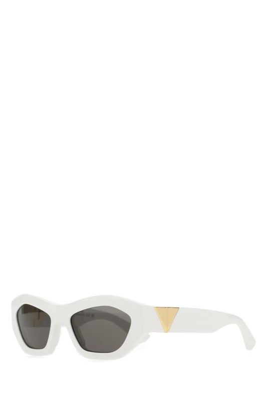 BOTTEGA VENETA | White acetate Angle sunglasses