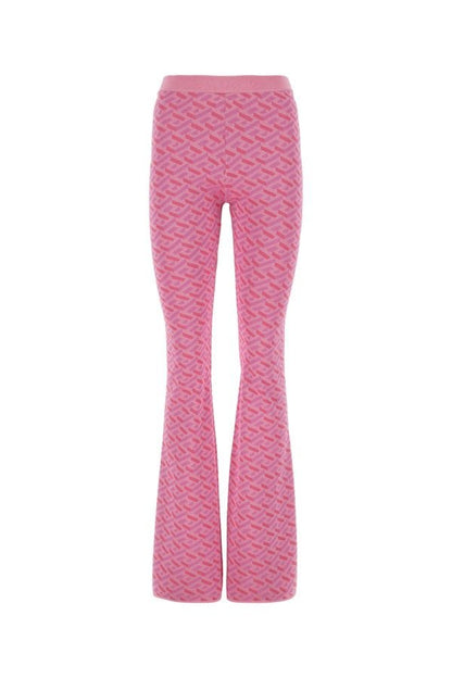VERSACE | Embroidered jacquard pant