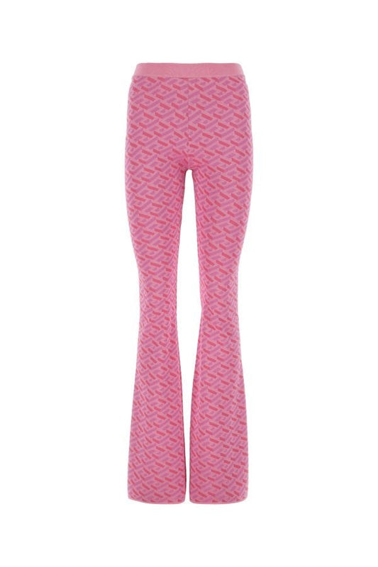 VERSACE | Embroidered jacquard pant