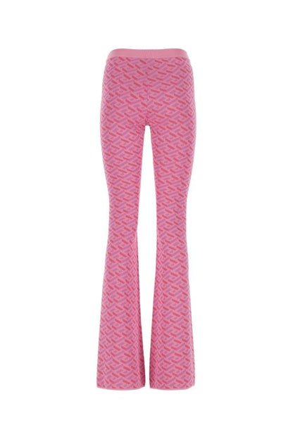 VERSACE | Embroidered jacquard pant