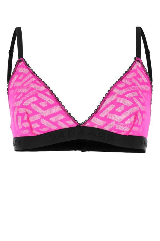 VERSACE | Fuchsia lace bra
