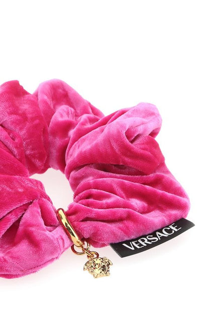 VERSACE | Fuchsia chenille scrunchie