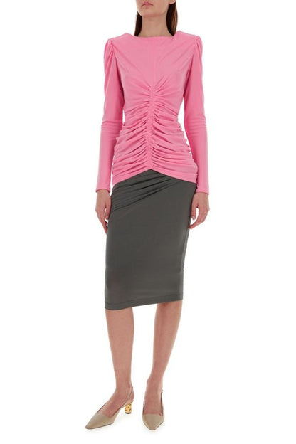 GIVENCHY | Pink crepe top