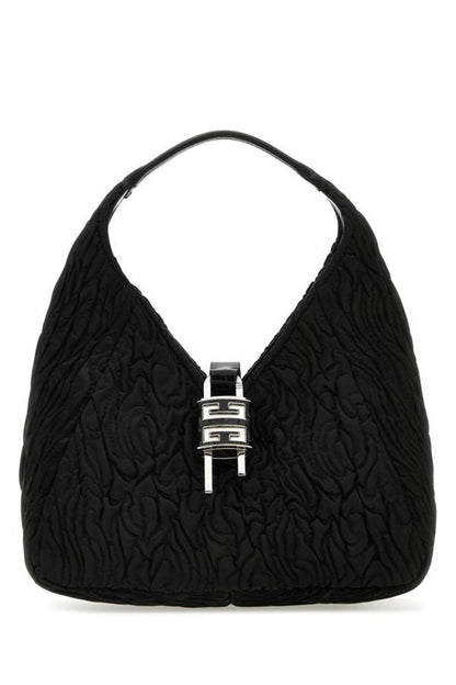 GIVENCHY | Black fabric G-Hobo mini handbag