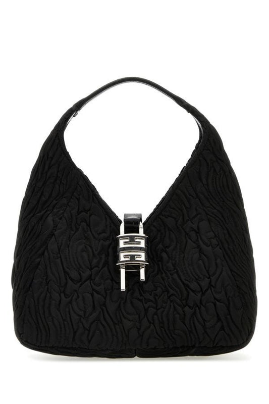 GIVENCHY | Black fabric G-Hobo mini handbag