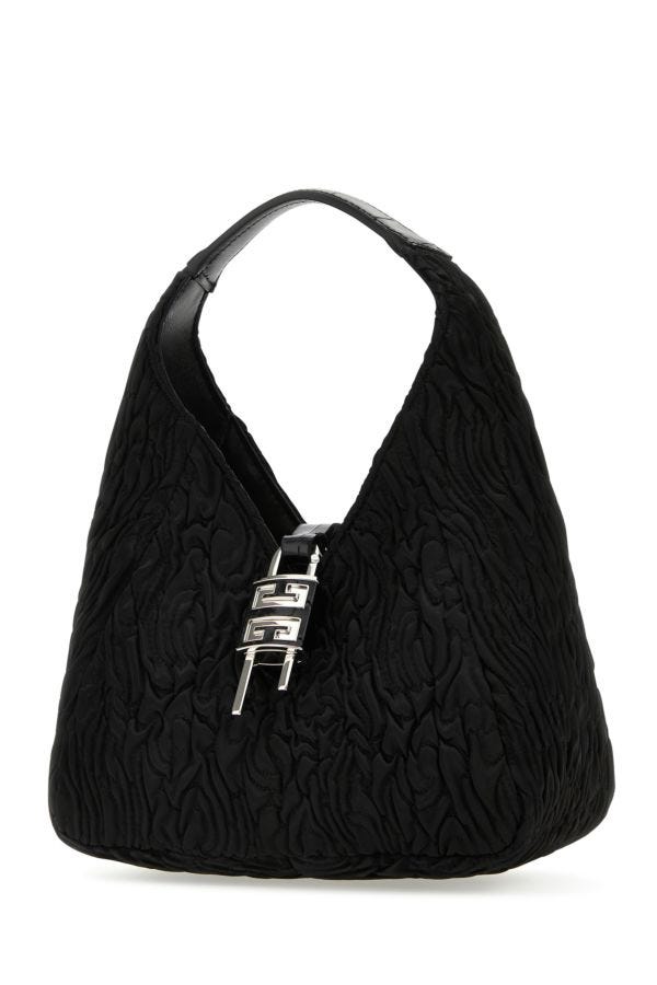 GIVENCHY | Black fabric G-Hobo mini handbag