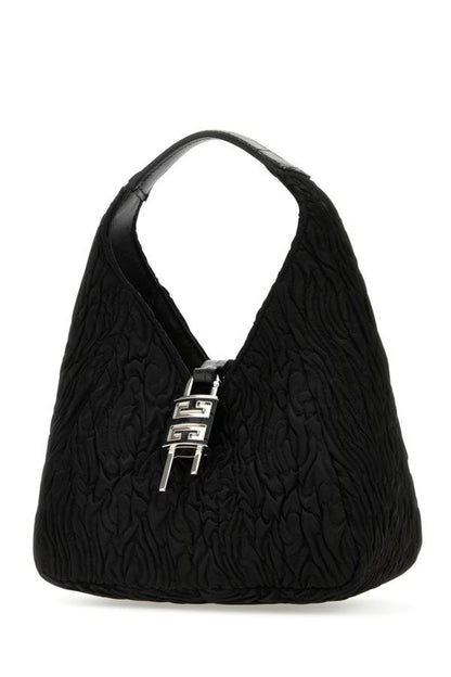 GIVENCHY | Black fabric G-Hobo mini handbag