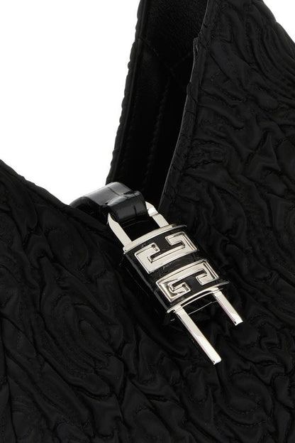 GIVENCHY | Black fabric G-Hobo mini handbag