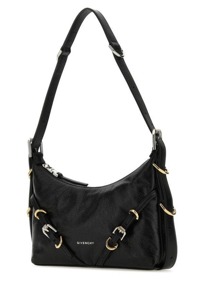 GIVENCHY | Black leather mini Voyou shoulder bag