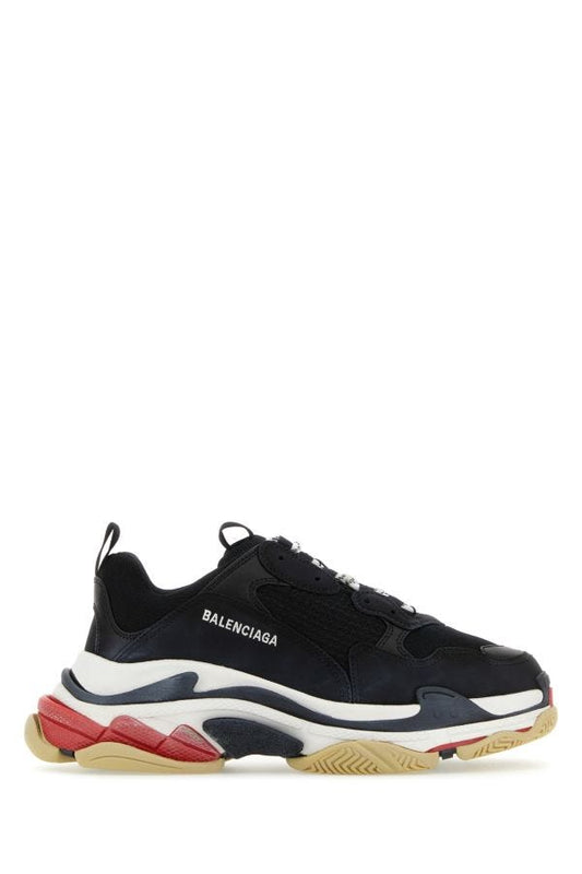 BALENCIAGA | Multicolor fabric and leather Triple S sneakers