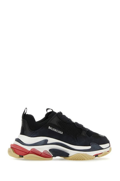 BALENCIAGA | Multicolor fabric and leather Triple S sneakers