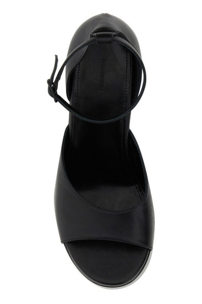 BALENCIAGA | Black leather Camden sandals