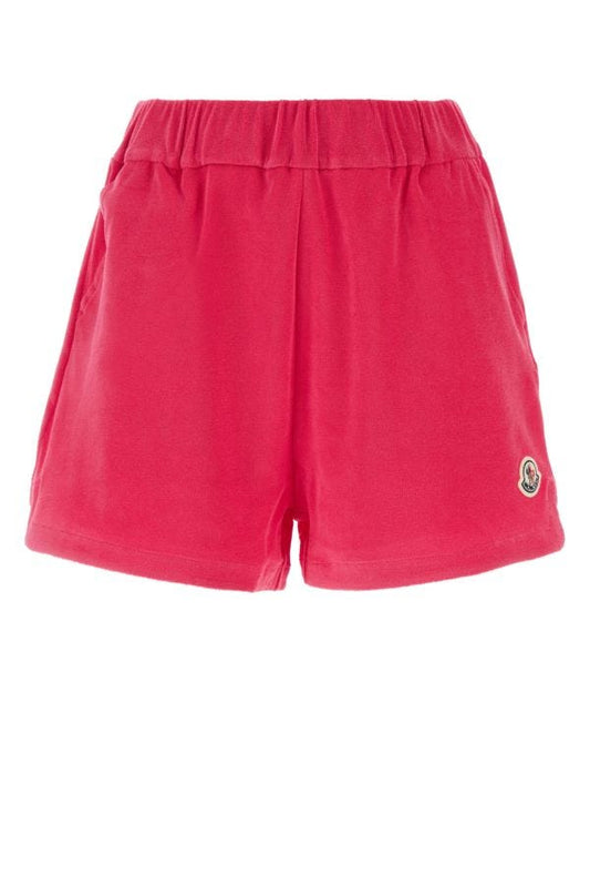 MONCLER | Fuchsia chenille shorts