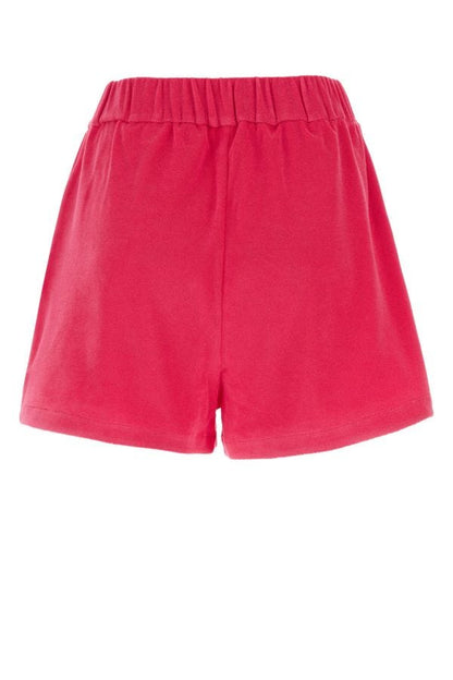 MONCLER | Fuchsia chenille shorts