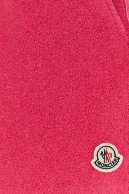 MONCLER | Fuchsia chenille shorts
