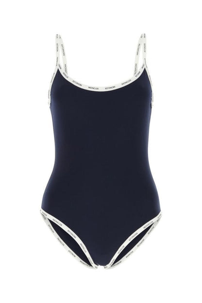MONCLER | Midnight blue stretch nylon swimsuit