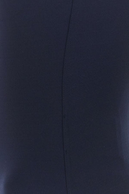 MONCLER | Midnight blue stretch nylon swimsuit
