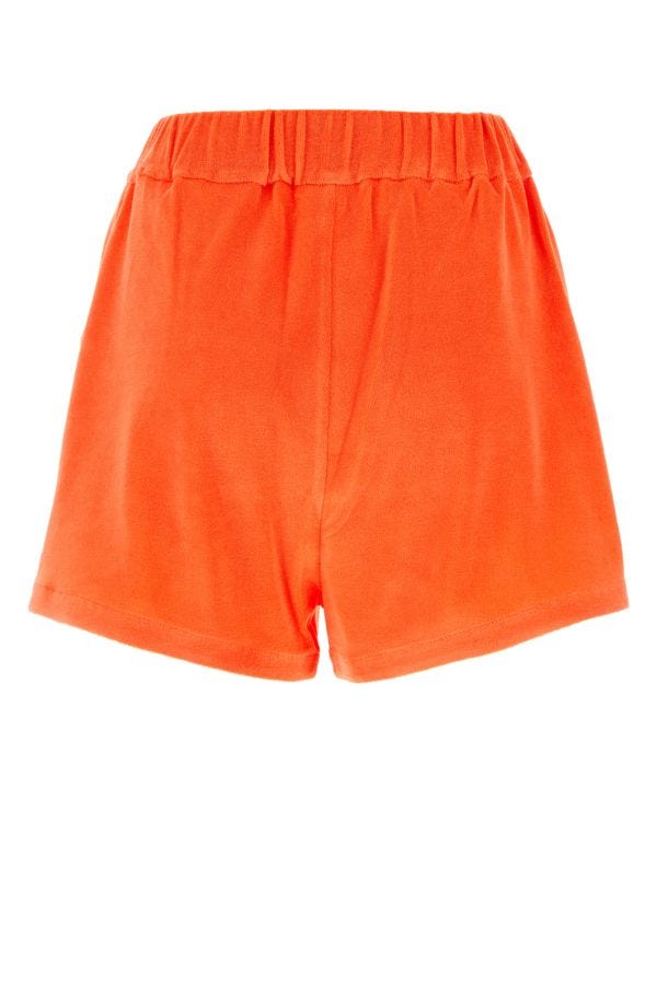 MONCLER | Orange chenille shorts