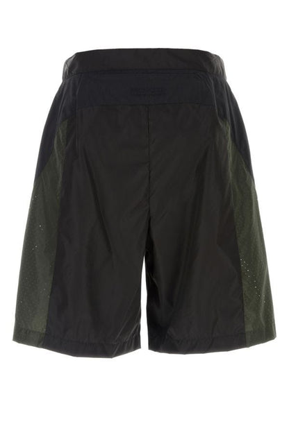 MONCLER | Black Moncler Born to Protect bermuda shorts
