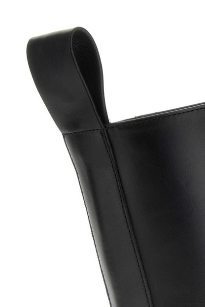 BOTTEGA VENETA | Black leather Ripley ankle boots