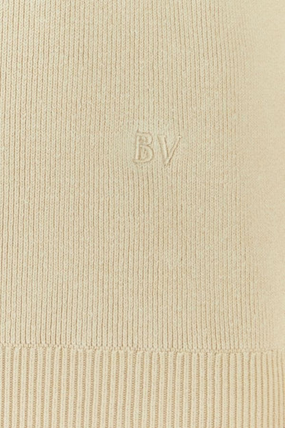 BOTTEGA VENETA | Beige linen blend sweater